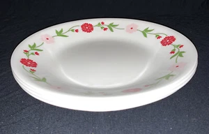 Corelle Spring Pink Set Of Four Bread Dessert Plates 6.75” Floral Design Perfect - Picture 1 of 5