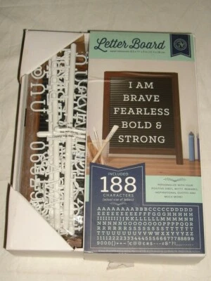  New View New Letterboard  8.5"×11" White/Black. 188 Characters - Image 1 of 4