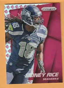 Sidney Rice Seattle Seahawks 2014 Prizm NFL Shield #73/75 Carolina del Sur 11F - Imagen 1 de 2