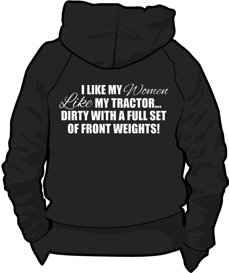 AWDIS **Farming Tractor Hoody Slogan Fendt Case Claas New Holland** Women