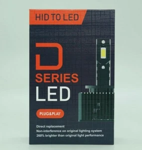 2 x HID a LED D1S D2S D3S D4S D5S Bombilla de faro de xenón a LED de reemplazo 6000K - Imagen 1 de 9