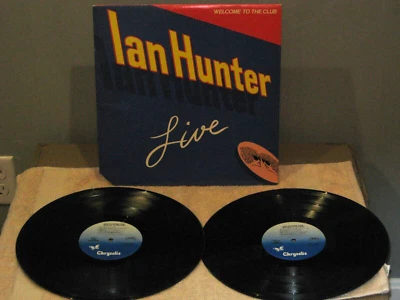 Ian Hunter Live /Welcome To The Club 2 VINYL LPS 1980 Chrysalis CH2-1269 EX/EX - Image 1 of 3