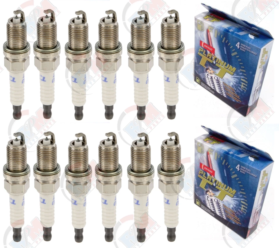 DENSO "PLATINUM" Spark Plugs Set of 12 for 1998-2004 Mercedes-Benz E320 3.2L V6 - Изображение 1 из 1