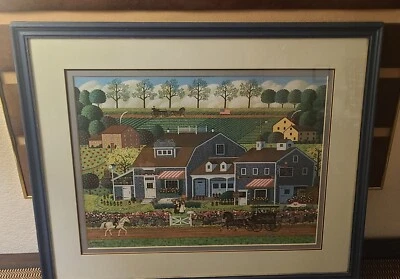De Colección Charles Wysocki 30.5×25 Flores de Viento de Pradera 580/1000 Firmado Americana Impresión Foto 1 de 4