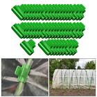 50Pcs Greenhouse Clamps Clips For Row Cover Tunnel Plant Extension Support