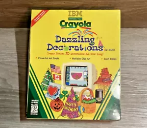 IBM's Crayola: Dazzling Creations CD-ROM for Windows or Mac New Sealed - Picture 1 of 4
