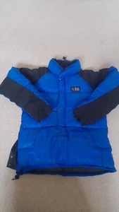 Rab Down Jacket Blue/Black With Front Pouch Half Zip Size Small - REDUCED - Picture 1 of 13