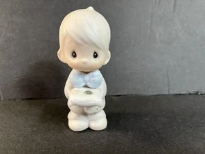 Enesco Precious Moments 1983  "Ring Bearer" E-2833 Johnathon & David - Picture 1 of 6