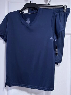 Sean John para hombre 2 piezas (Camiseta y Pantalones Cortos) Ropa de Salón/Pijama Azul ~ 2 Tallas Foto 1 de 4