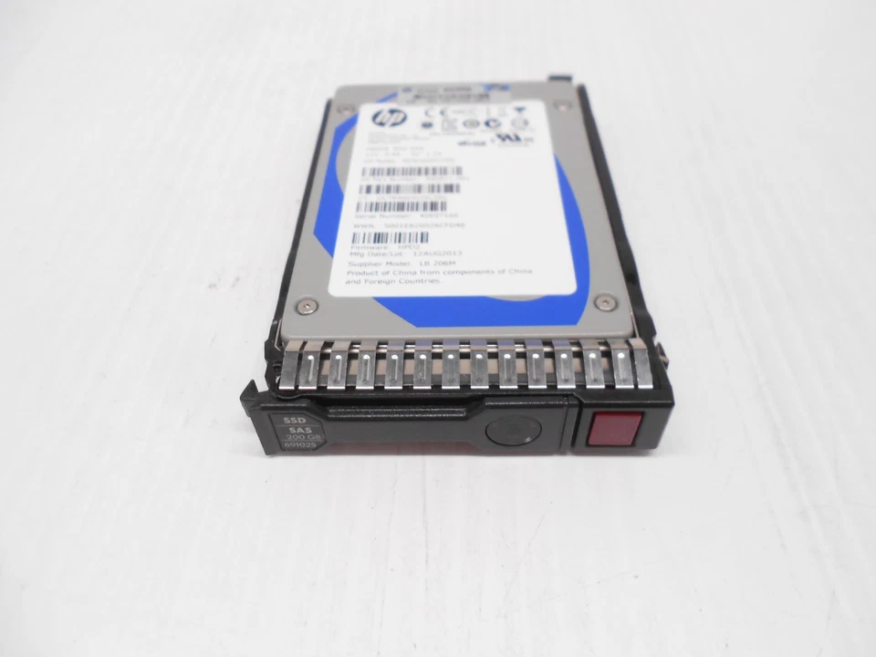 HP SanDisk 200GB SSD SAS 2.5" 6G Server Hard Drive 691025 690811-001 G8 G9 G10 - Image 1 of 1