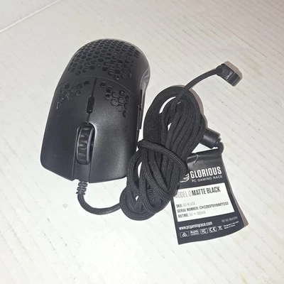 Glorious Model-0 Wired Optical Honeycomb RGB Gaming Matte Black  - Image 1 of 4