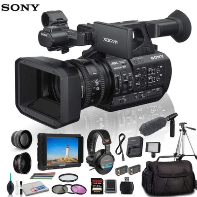 Sony PXW-Z190V 4K XDCAM Camcorder With Tripod, Padded Case, Sony Headphones - Image 1 of 4