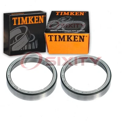 2 piezas Timken cojinete de rueda exterior trasero carreras para Jeep J-2700 kg 1968-1970 Foto 1 de 4
