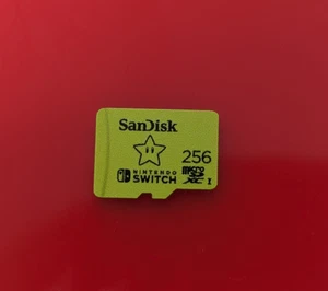 Carte mémoire micro SD XC SanDisk 256 Go pour Nintendo Switch - Mario Star - Photo 1/2