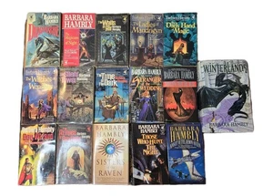 Barbara Hambly Fantasy PB Mixed Lot of 16 Del Rey Books Stranger Dark Hand Dog  - Imagen 1 de 8
