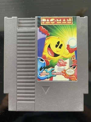 Pac-Man Nintendo Entertainment System NES Namco Authentic Tested Working Clean - Image 1 of 3