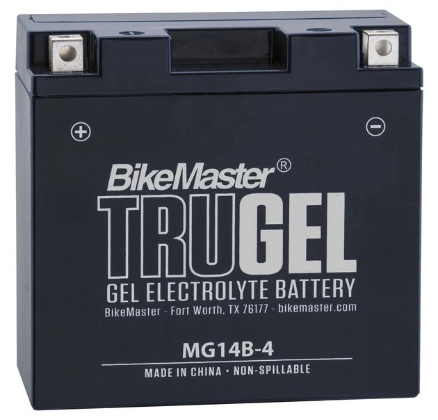 BikeMaster TruGel Battery #MG14B-4 fits Yamaha/Hyosung Foto 1 de 1