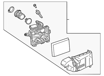 正品日产空气净化器总成 16500-EL00C — 第 1/2 张图片