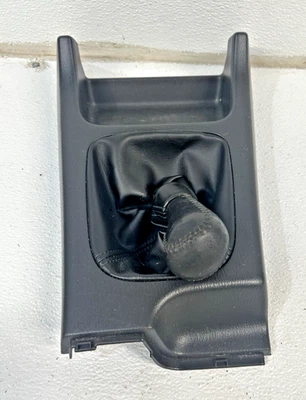 2002-2004 Subaru Impreza WRX 5 speed turbo shifter trim bezel w boot & knob OEM - Image 1 of 4