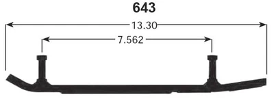 SPI Ripper Four75 Runners para moto de nieve Yamaha SR10R SR Viper RTX 2018 Foto 1 de 2