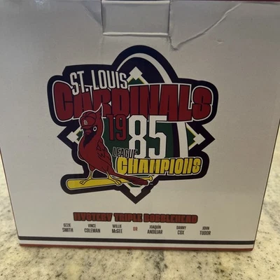 St. Louis Cardinals Mystery 1985 NLCS Champions Triple Bobblehead 9/5/25 SGA - Image 1 of 4