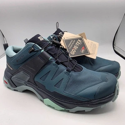 Salomon X Ultra 4 GTX Womens Size 8 Blue Hikinh Shoes Camping Outdoors Casual - Image 1 of 4