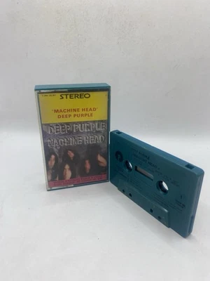 DEEP PURPLE  MACHINE HEAD CASSETTE TAPE     FRENCH ISSUE Paper Labels Blue Shell - Image 1 of 4