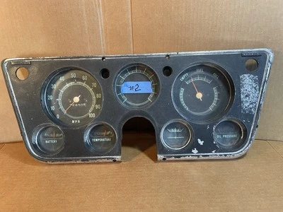 Cuadro de instrumentos calibre GMC Blazer 67-72 Chevrolet/Chevy C10 C20 Foto 1 de 4
