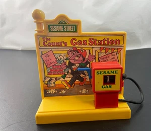 VTG Sesame Street Pretend Count Dracula Gas Station KTC 1976 Hong Kong Works - Picture 1 of 11