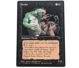MTG Derelor Fallen Empires FEM Rare Black Creature Thrull Magic the Gathering - Picture 1 of 2