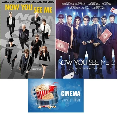Now You See Me One 1 and Two 2 DVD Double Feature with Bonus Art Card - Image 1 of 3