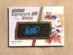 2023-24 Upper Deck Engrained Signature Shots /99 K'Andre Miller #SS-KM Auto - Picture 1 of 3