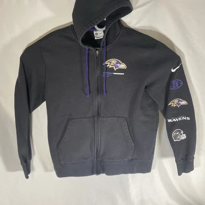 Nike Baltimore Ravens Chaqueta Completa con Cremallera Para Hombre Mediana Negra NFL Fútbol Foto 1 de 4