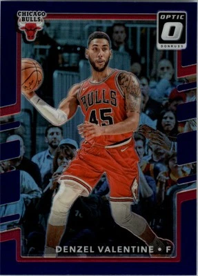 2017-18 Donruss Optic Purple #24 Denzel Valentine - BSK - Image 1 of 2