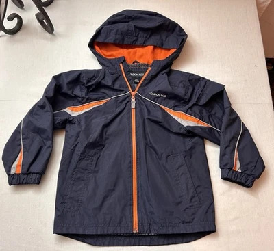 Chaqueta de lluvia London Fog azul para niños talla 7 Foto 1 de 4