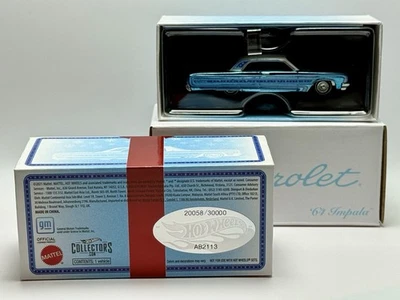Muñeco de nieve Hot Wheels 2021 RLC Holiday Chevy '64 Impala - Spectraflame azul claro Foto 1 de 4