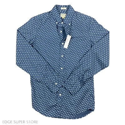 Camisa de vestir J Crew azul lavado secreto algodón orgánico ajustada elástica talla XS XSmall Foto 1 de 4