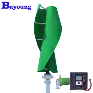 800W Vertikal Windkraftanlage Spirale Windgenerator ,Hybrid Laderegler,Windmühle - Bild 1 von 19