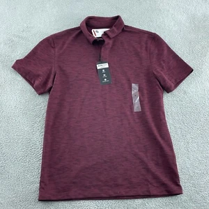 Alfani Mens S Maroon AlfaTech Polo Shirt With Stretch & Easy Care NWT 3037 - Picture 1 of 10