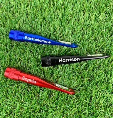 PERSONALISED Torch Metal LED Light with Clip Dog Walker Christmas Gift - Image 1 of 4