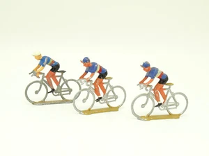 Tour de France Alu Salza 1/32 - Coureurs Cyclistes : Lot de 3 France - Picture 1 of 2