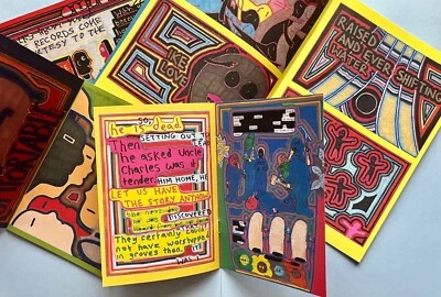 5-Piece Zine Bundle! Outsider art by Jay Snelling. Art brut. Folk art.