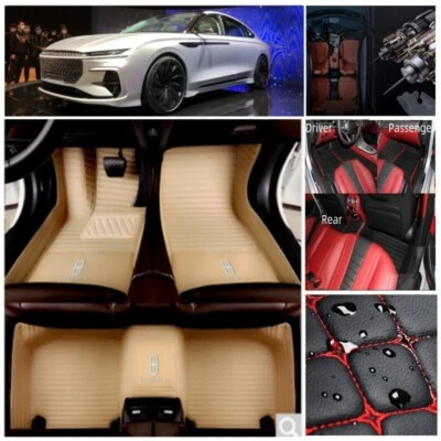Alfombrillas delanteras y traseras aptas para Lincoln Zephyr para todo tipo de clima hechas a mano Foto 1 de 4