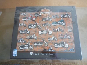 New 2004 FX Schmid Harley Davidson Motorcycle 1000 Piece Jigsaw Puzzle - Picture 1 of 4