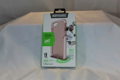 BodyGuardz Ace Pro удара защиты чехол iPhone 6s / 7 / 8 - розовый - новый - Изображение 1 из 3