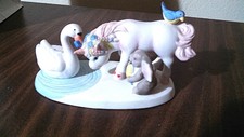 Willitts Designs 1985 Unicorn Swan Bunny Porcelain Figurine