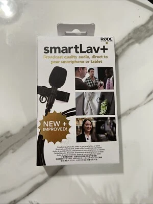 Rode Smartlav+ Lavalier Condenser Microphone for Smartphones and Tablets - Image 1 of 2