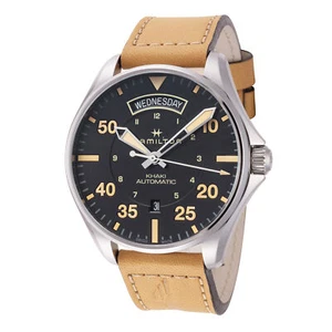 Reloj automático para hombre Hamilton H64645531 caqui piloto 42 mm - Imagen 1 de 2