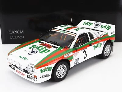 MODELLINO AUTO STATICO LANCIA 037 #3 CERRATO RALLY ISOLA D'ELBA 1985 SCALA 1/18 - Immagine 1 di 4
