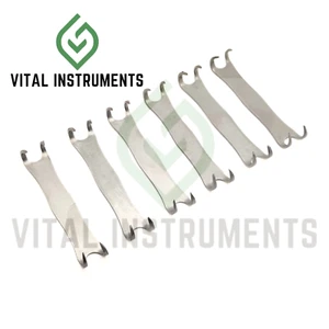 6 Pcs Flesh Hook 4 Prong Dissecting Instrument For Large Animal Kit Set - Picture 1 of 1